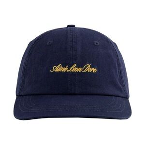 Aimé Leon Dore Navy Baseball Cap with Gold Script